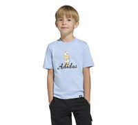 adidas Unisex Kids Food Pack Graphic T-Shirt Kids, Glow Blue, 3-4 Years