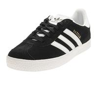 Adidas Unisex Kids Gazelle C Gymnastics Shoes, Core Black White Gold, 2 UK