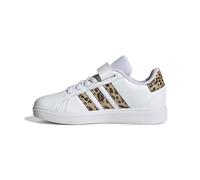 adidas Girls Grand Court Trainers Sneakers Sports Shoes Child Low Collared Hook