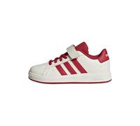 adidas Unisex Kids Grand Court 2.0 Shoes Kids Tennis Shoes, Off White Collegiate Red Core Black, 11 UK Child
