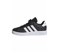 adidas Sportswear Unisex Kids Grand Court 2.0 Trainers - Black, Core Black/Ft White/Core Black, Size 3 Older Core Black/Ft White/Core Black