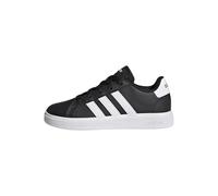 adidas Unisex Kids Grand Court Lifestyle Tennis Lace-Up Shoes, Core Black / Cloud White / Core Black, 4.5 UK