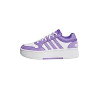 adidas Unisex Kids Hoops 3.0 Bold Shoes, FTWR White/Violet Fusion/Purple Rush, 4.5 UK