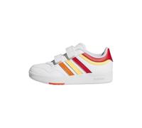 adidas Unisex Kids Hoops 4.0 Shoes, FTWR White/Better Scarlet/Flash Orange, 2 UK