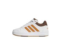 adidas Unisex Kids Hoops Classic J Shoes, FTWR White/Rustic Orange/preloved Brown, 3.5 UK