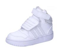 adidas Unisex Kids Hoops Mid Shoes, Cloud White/Cloud White/Cloud White, 3 UK Child