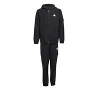 Adidas Woven Cargo Tracksuit Black 7-8 Years Kids
