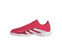 Adidas Unisex Kid's League Predator Turf Football Shoe, Glossy Red White Black, 2 UK