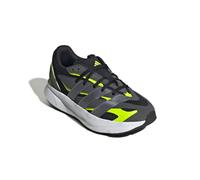 adidas Unisex Kids Lightblaze Kids Shoe, Black Iron Metallic Lucid Lemon, 3.5 UK