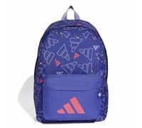 adidas Unisex Kids Little Kids Tiro_Nster Aop Backpack, Pure Purple/Pure Turbo, One Size