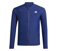 adidas Unisex Kids Longsleeve Rashguard Kids, Dark Blue/Semi Lucid Blue, 9-10 Years