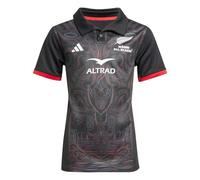 adidas Unisex Kids Maori All Blacks Home Youth Shirt, All Black, 11-12 Years