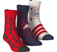 adidas Unisex Kids MARVEL KIDS SPIDER-MAN SOCKS, pure ruby/dark blue/off white, 4-5 Years