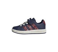 adidas Unisex Kids Marvel Spider-Man Grand Court Shoes Kids, Dark Blue/Active Maroon/Off White, 12.5 UK Child
