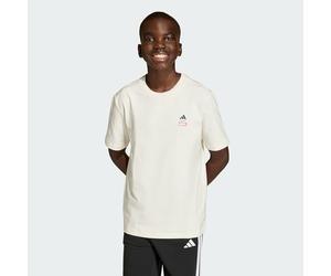 adidas Unisex Kids MARVEL SPIDER-MAN GRAPHICS TEE, off white/dark blue, 7-8 Years