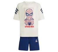 adidas Unisex Kids MARVEL SPIDER-MAN SPORT SET, off white/dark blue, 9-10 Years