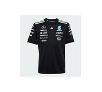 adidas Unisex Kids Mercedes - AMG Petronas Formula ONE Team Driver Jersey Black Youth, Black/White, 7-8 Years