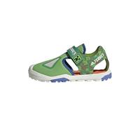 adidas Unisex Kids Minecraft Terrex Captain Toey 2.0 Sandals, semi lucid lime/ray blue/semi impact orange, 3 UK