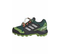 adidas Unisex Kids Minecraft Terrex Gore-Tex Hiking Shoes, Collegiate Green/Matte Silver/semi Impact Orange, 2 UK