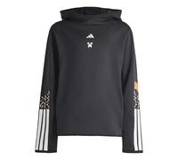 adidas Unisex Kids MINECRAFT TRAINING 3 STRIPES HOODIE, black/white, 9-10 Years