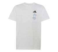 adidas Unisex Kids Minecraft Zombie Shirt, White, 9-10 Years