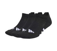 adidas Unisex Kids Performance Cushioned Low Socks 3 Pairs, Black/Black/Black, XS(UK:2-3.5UK)