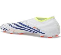 adidas Unisex Kids Predator Edge.3 Fg J Sneaker, Ftwr White Solar Yellow Power Blue, 13 UK Child