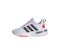 adidas Racer TR23 Shoes Kids Running, Cloud White/Black/Bright Red, 4 UK Child