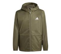 adidas Unisex Kids RAIN JACKET, olive strata, 13-14 Years