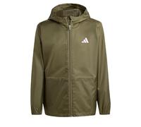 adidas Unisex Kids RAIN JACKET, olive strata, 15-16 Years
