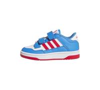 adidas Unisex Kids Rapid Court Childrens Shoes, Lucid Ray Blue/Pure Ruby/FTWR White, 2 UK