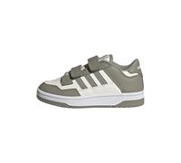 adidas Unisex Kids Rapid Court Childrens Shoes, Silver Pebble/Cloud White/FTWR White, 2.5 UK