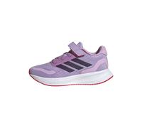 adidas RUNFALCON 5 Shoes Kids Running, Powder Plum/Aurora Plum/Lucid Red, 2 UK Child