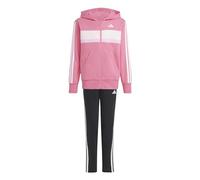 adidas Unisex Kids SEASONAL ESSENTIALS TIBERIO 3 STRIPES FLEECE TRACKSUIT