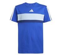 adidas Seasonal Essentials Tiberio 3-Stripes Short Sleeve T-Shirt Blue White Junior - 140