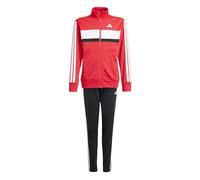 Adidas Seasonal Essentials Tiberio 3 Stripes Tricot Tracksuit Red 11-12 Years Kids