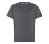adidas Unisex Kids Sport Icons Melange Shirt, Black/Grey Three/Grey Five, 7-8 Years