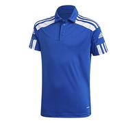 adidas Unisex Kids Squadra 21 Polo Shirt, Royal Blue / White, 7-8 Years