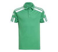 adidas Unisex Kids Squadra 21 Polo Shirt, Team Green / White, 11-12 Years