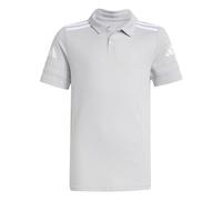 adidas Unisex Kids SQUADRA25 Cotton Polo Kids, Team Light Grey/White, 11-12 Years