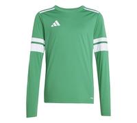 adidas Unisex Kids SQUADRA25 Jersey Long Sleeve Kids, Team Green/White, 11-12 Years