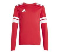 adidas Unisex Kids SQUADRA25 Jersey Long Sleeve Kids, Team Power red 2/White, 7-8 Years
