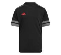 adidas Junior Squadra 25 Tee -black/green, Black, Size 11-12 Years Black