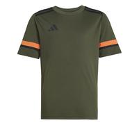 adidas Unisex Kids SQUADRA25 Jersey Short Sleeve Kids, Night Cargo/Black/semi Impact Orange, 7-8 Years