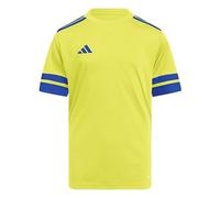 adidas Unisex Kids SQUADRA25 Jersey Short Sleeve Kids, Team Yellow/Team Royal Blue, 5-6 Years