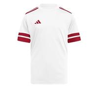 adidas Unisex Kids SQUADRA25 Jersey Short Sleeve Kids, White/Team Power red 2, 5-6 Years