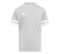 adidas Unisex Kids SQUADRA25 Jersey Short Sleeve Kids, Team Light Grey/White, 5-6 Years