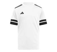 adidas Unisex Kids SQUADRA25 Jersey Short Sleeve Kids, White/Black, 7-8 Years