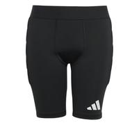 adidas Unisex Kids SQUADRA25 Padded Goalkeeper Short Tight Kids, Black/White, 13-14 Years