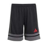 adidas Unisex Kids SQUADRA25 Short Kids, Black/Team Grey Four/Pure Ruby, 11-12 Years